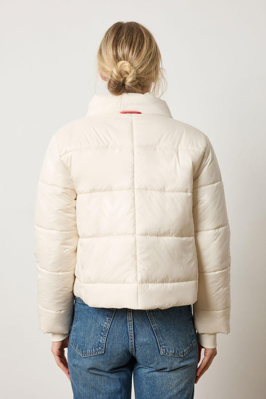 Knit Cuff Jacket in color Talc Image A2