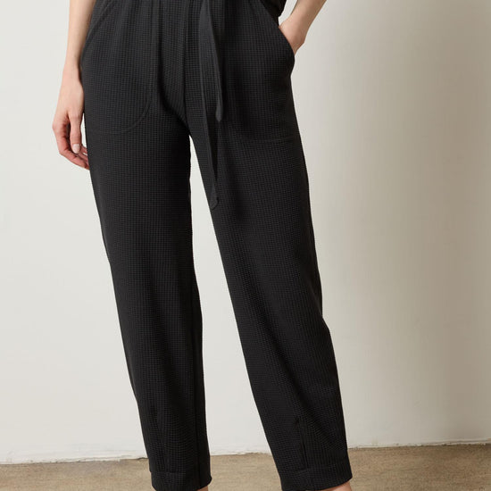 Belted Pant Womens Pant Black A1