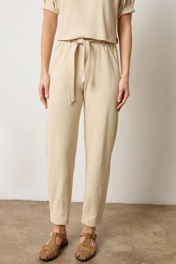 Belted Pant in color Muslin Image A1