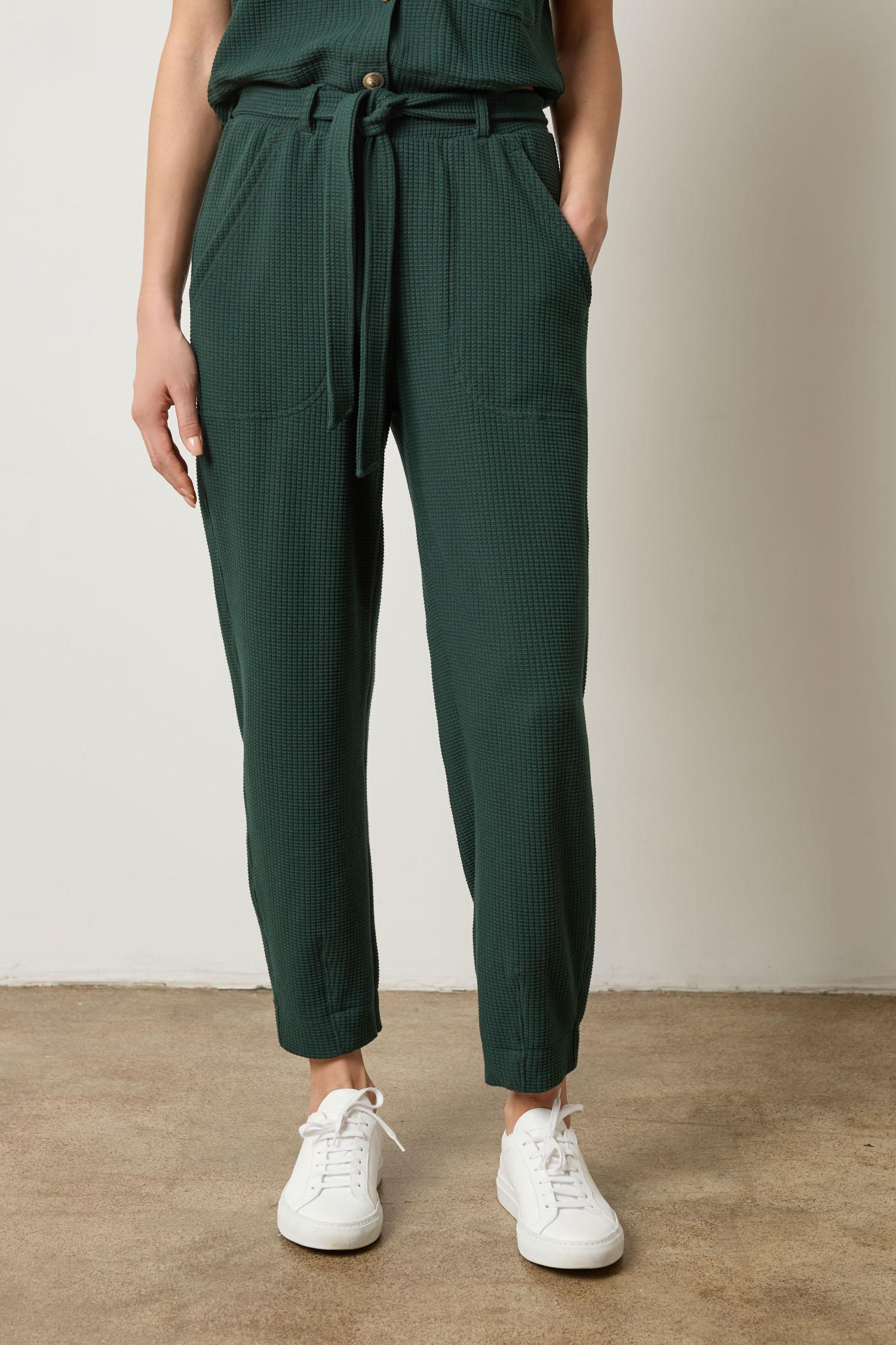 Belted Pant Womens Pant Spruce A1