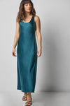 Satin Bias Maxi Dress Womens Dress Neptune A1