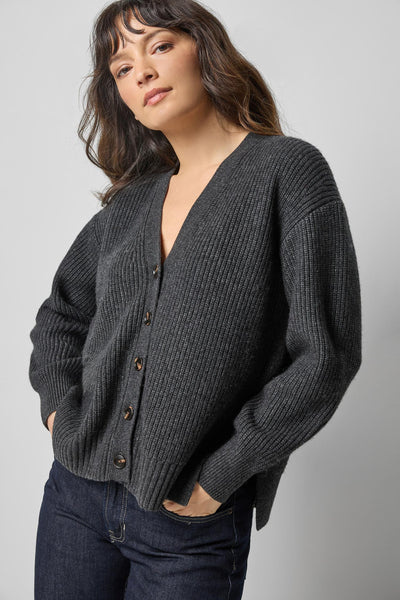 Relaxed Side Vent Cardigan – Lilla P