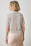 Short Sleeve Sparkle Sweater Womens Sweater Mist Sparkle A2