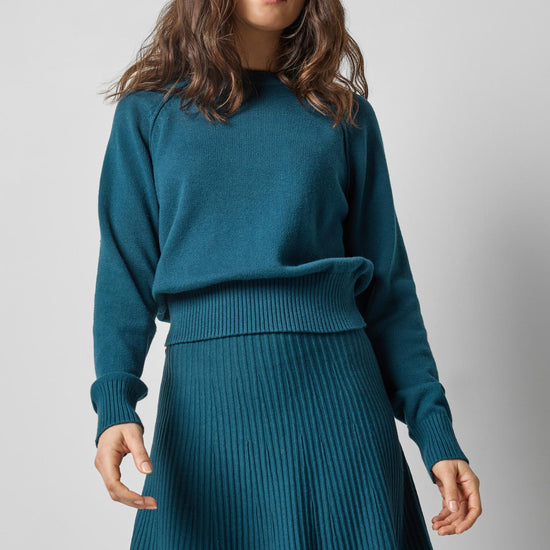 Raglan Sleeve Pullover in color Deep Sea Image A1