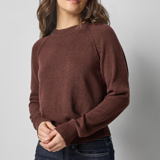 Raglan Sleeve Pullover in color Java Image A1