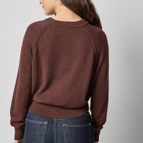Raglan Sleeve Pullover in color Java Image A2