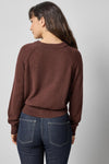 Raglan Sleeve Pullover Womens Sweater Java A2