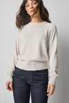 Raglan Sleeve Pullover Womens Sweater Mist A1