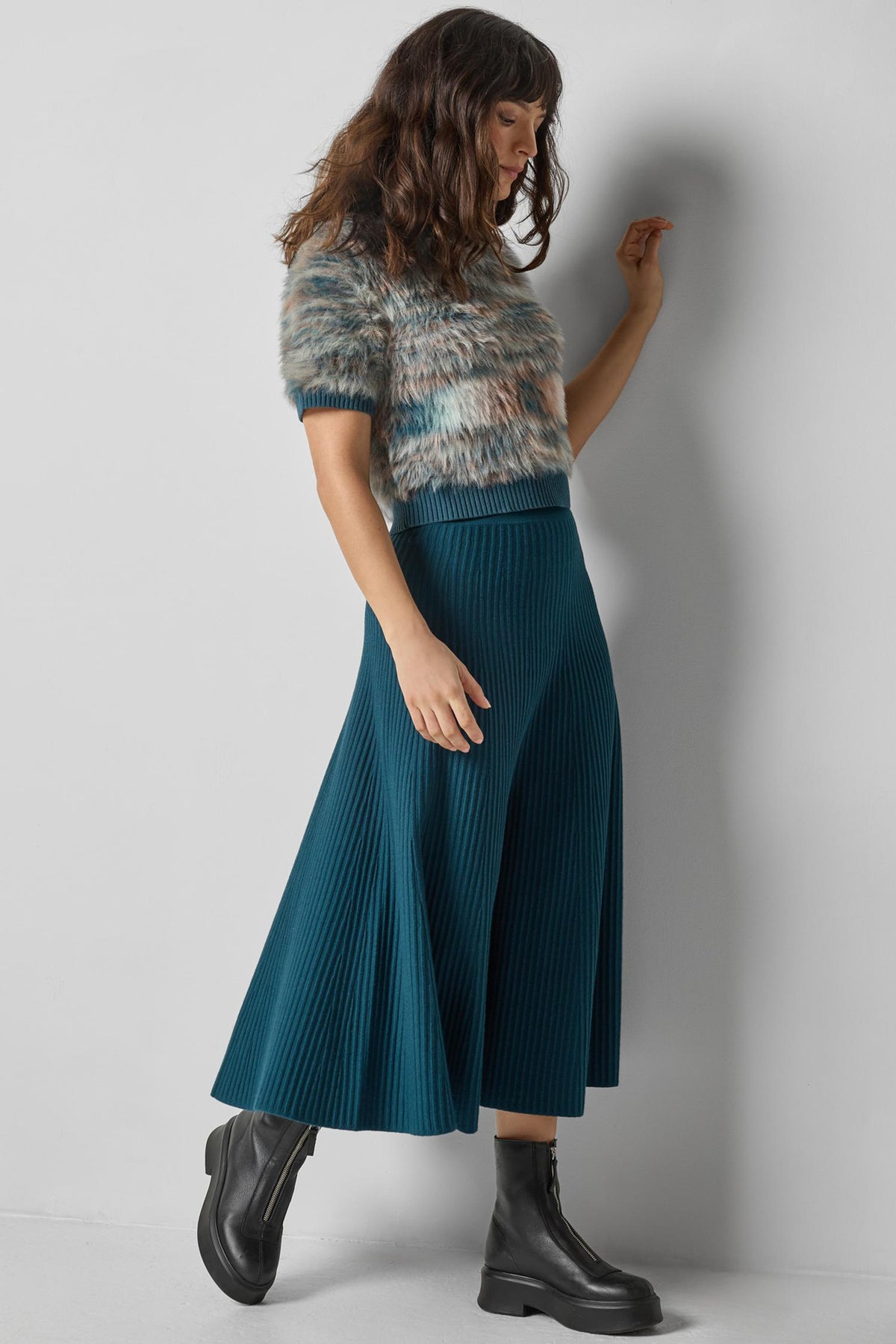 Flared Knit Skirt – Lilla P