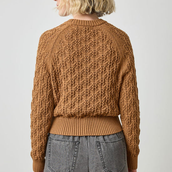 Easy Sleeve Raglan Sweater in color Cork Image A2