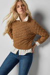 Easy Sleeve Raglan Sweater Womens Sweater Cork A3
