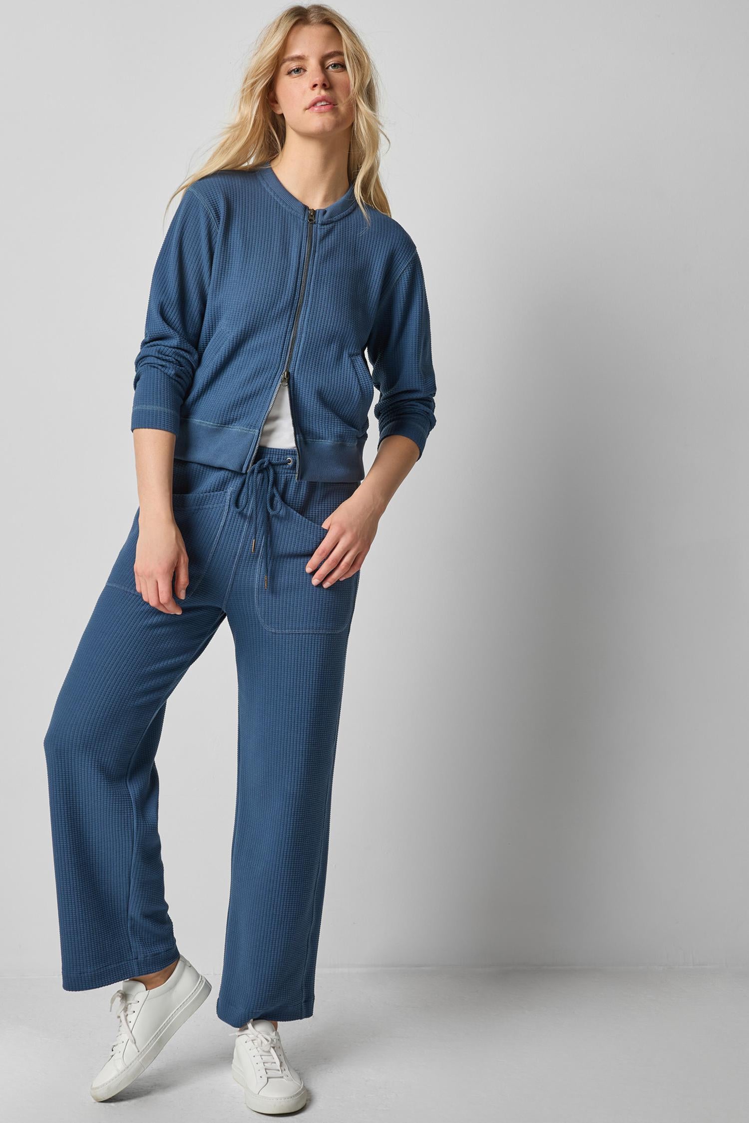 Bomber Zip Cardigan in color Ink Image A0