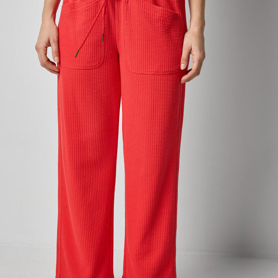 Patch Pocket Straight Leg Pant in color Fiesta Image A1