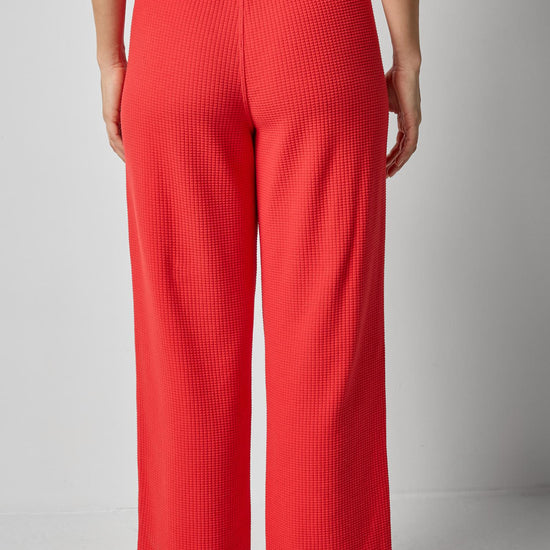 Patch Pocket Straight Leg Pant in color Fiesta Image A2