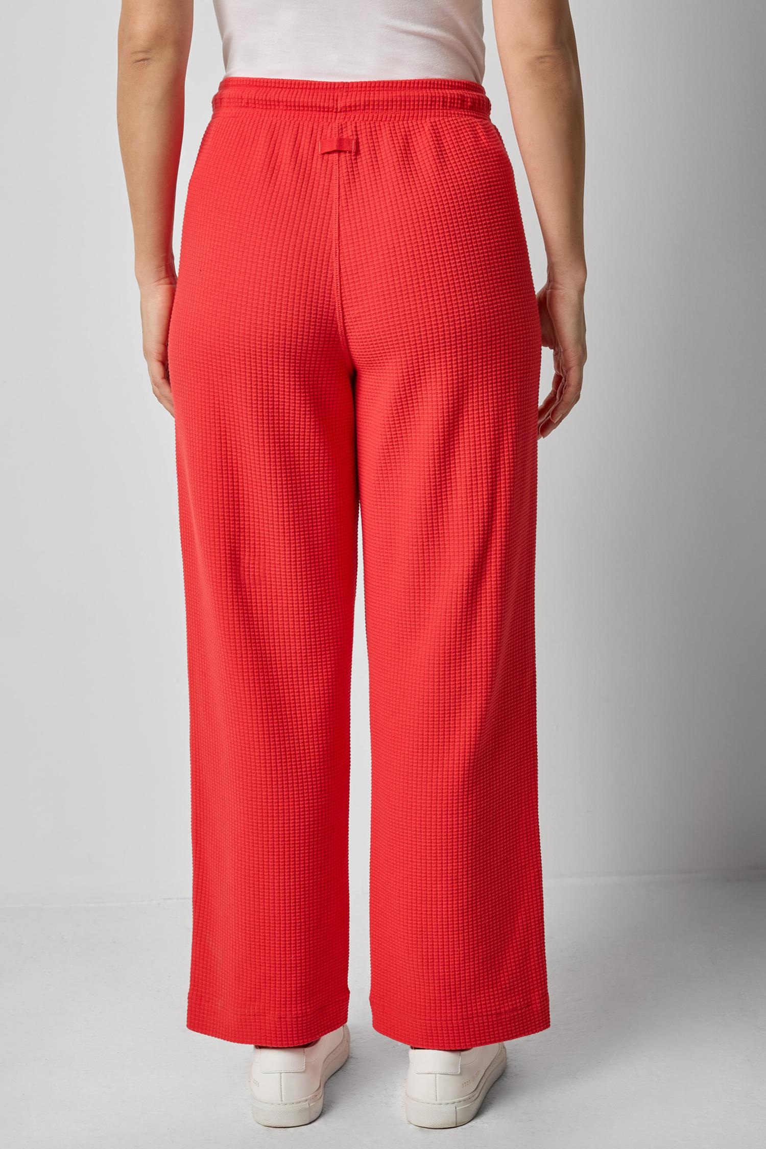 Patch Pocket Straight Leg Pant in color Fiesta Image A2