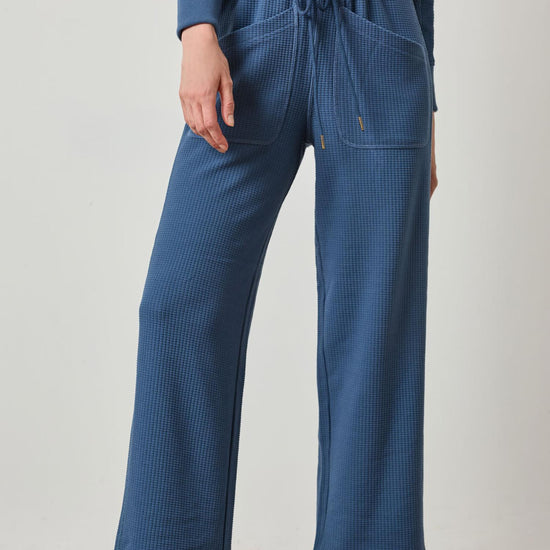 Patch Pocket Straight Leg Pant in color Ink Image A1