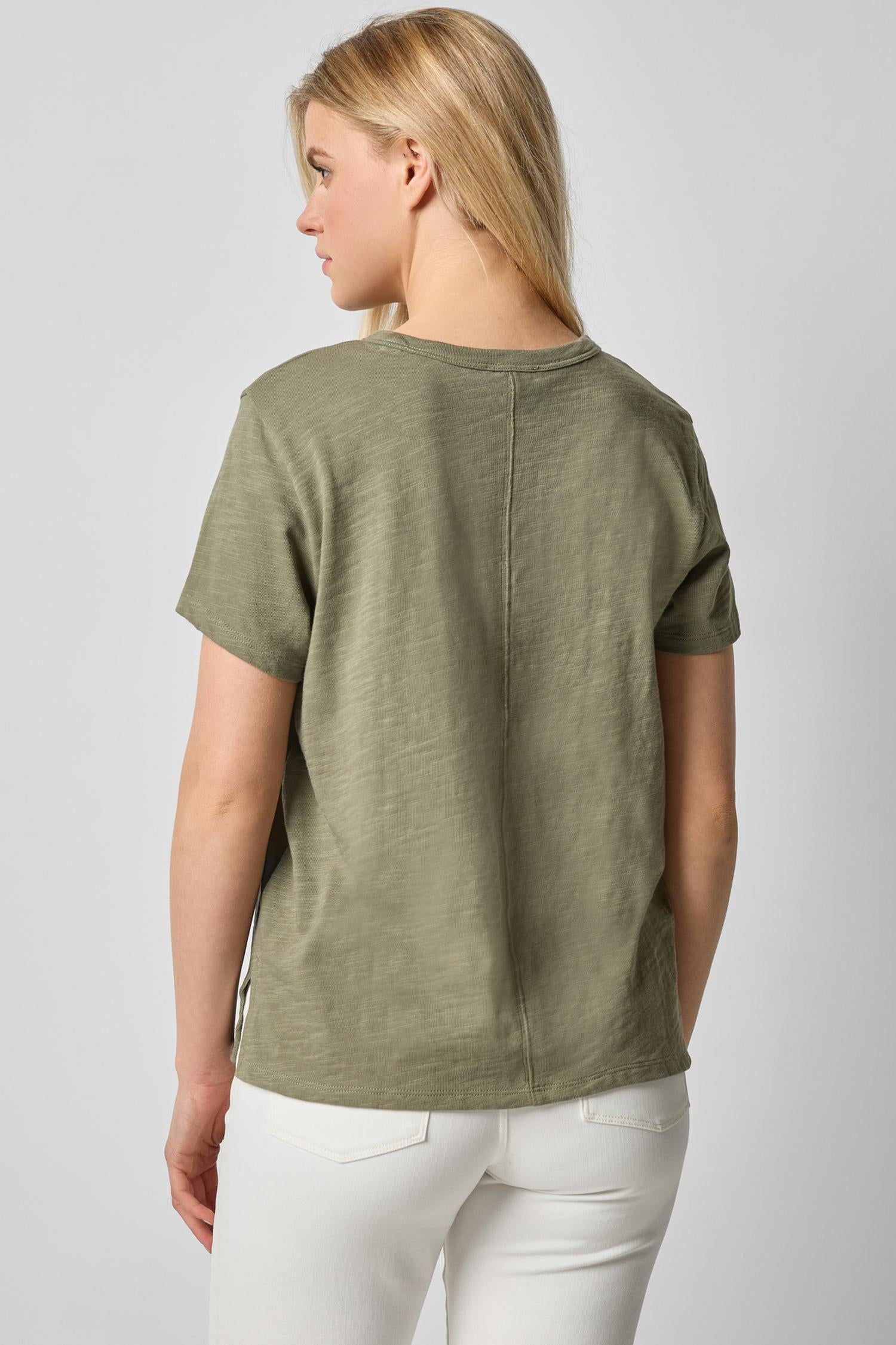 Relaxed Boyfriend Tee in color Matcha Image A2