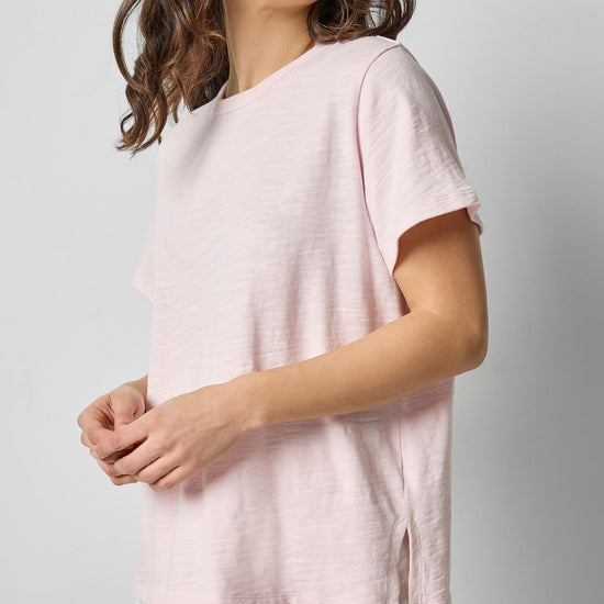 Relaxed Boyfriend Tee in color Petal Image A1