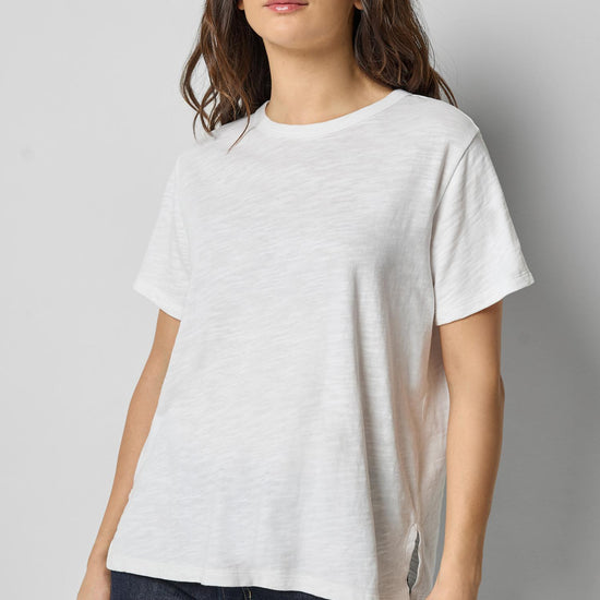 Relaxed Boyfriend Tee in color White Image A1
