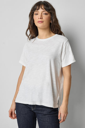 Relaxed Boyfriend Tee in color White Image A1