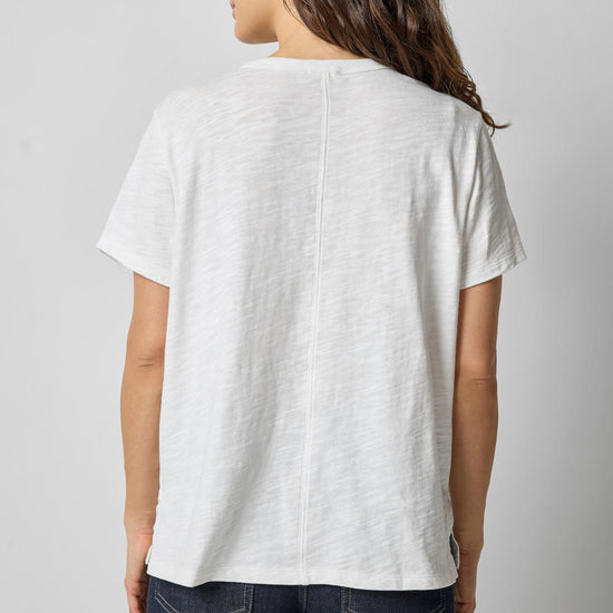 Relaxed Boyfriend Tee in color White Image A2
