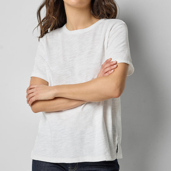 Relaxed Boyfriend Tee in color White Image A3