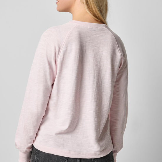 Full Sleeve Henley in color Petal Image A2