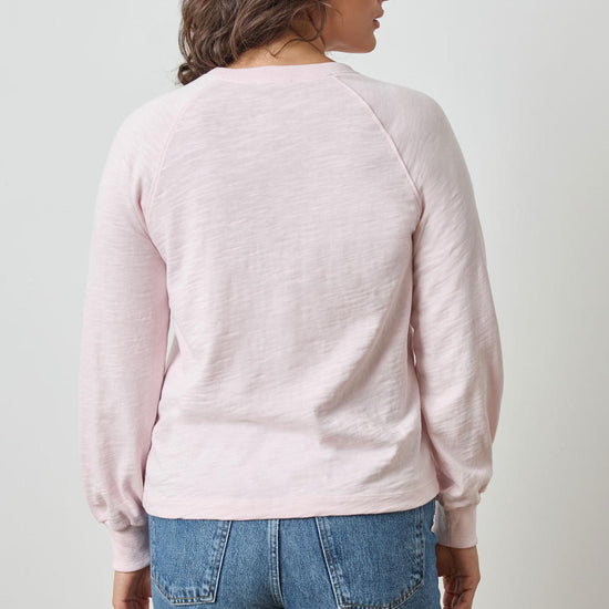 Full Sleeve Henley in color Petal Image A4