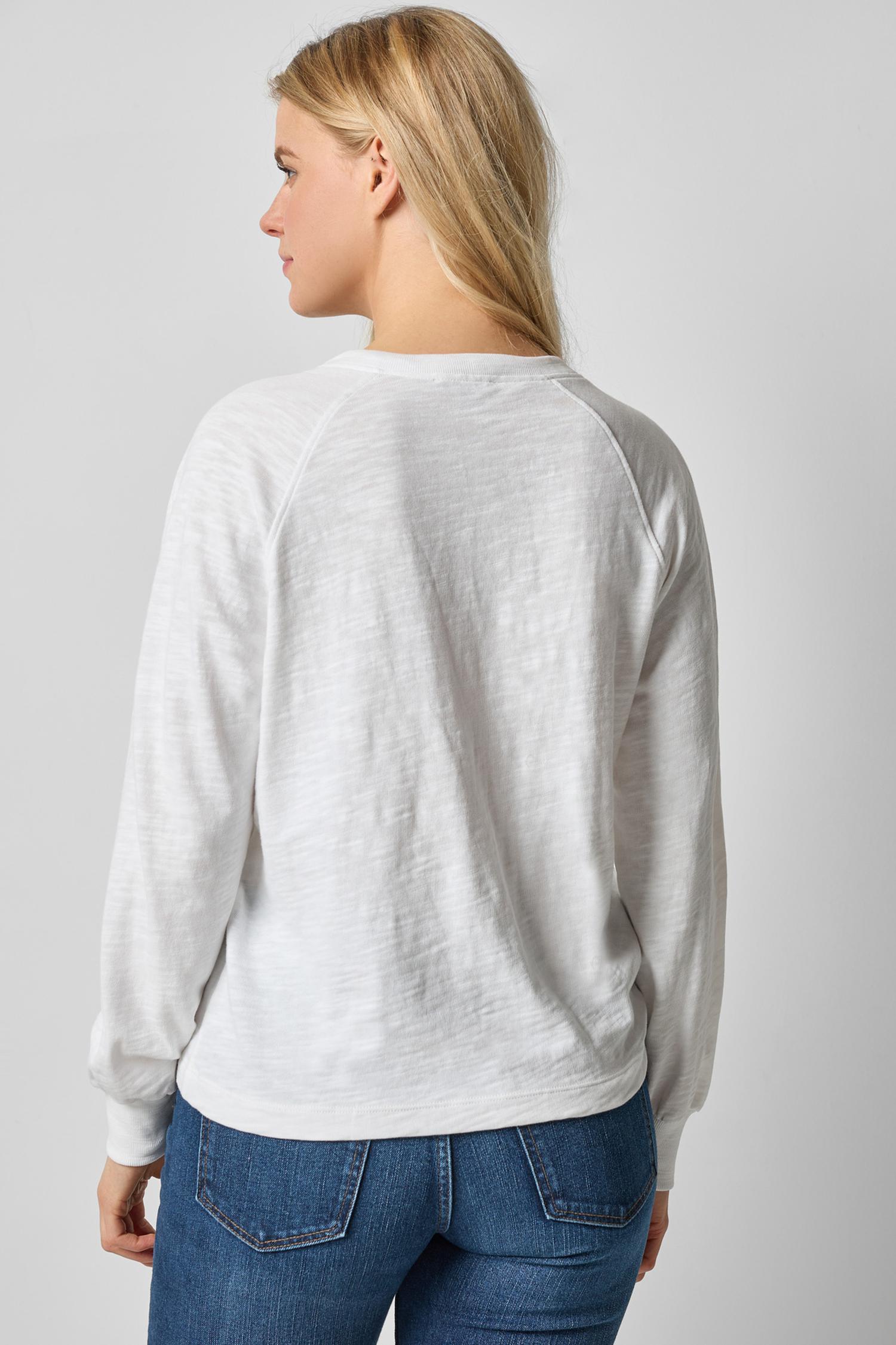 Full Sleeve Henley in color White Image A2