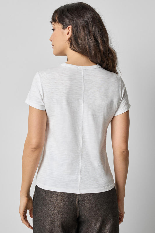 Short Sleeve Graphic Tee in color White Graphic Image A2