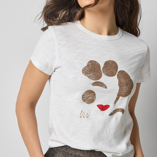 Short Sleeve Graphic Tee in color White Graphic Image A3