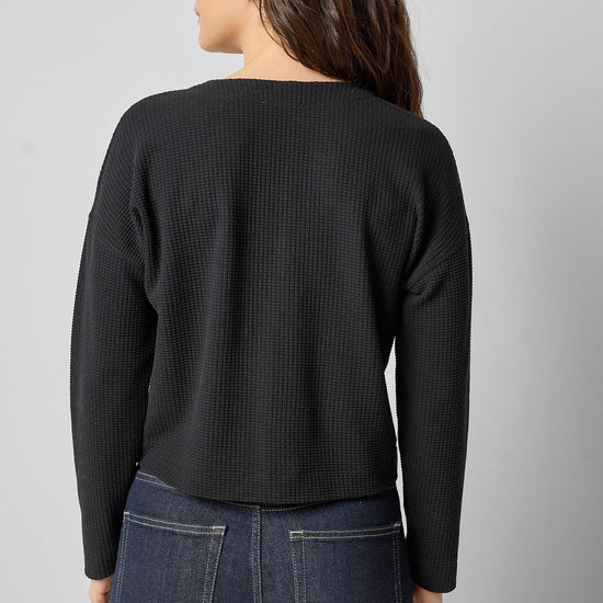 Sleeveless Cardi Womens Top Black A2