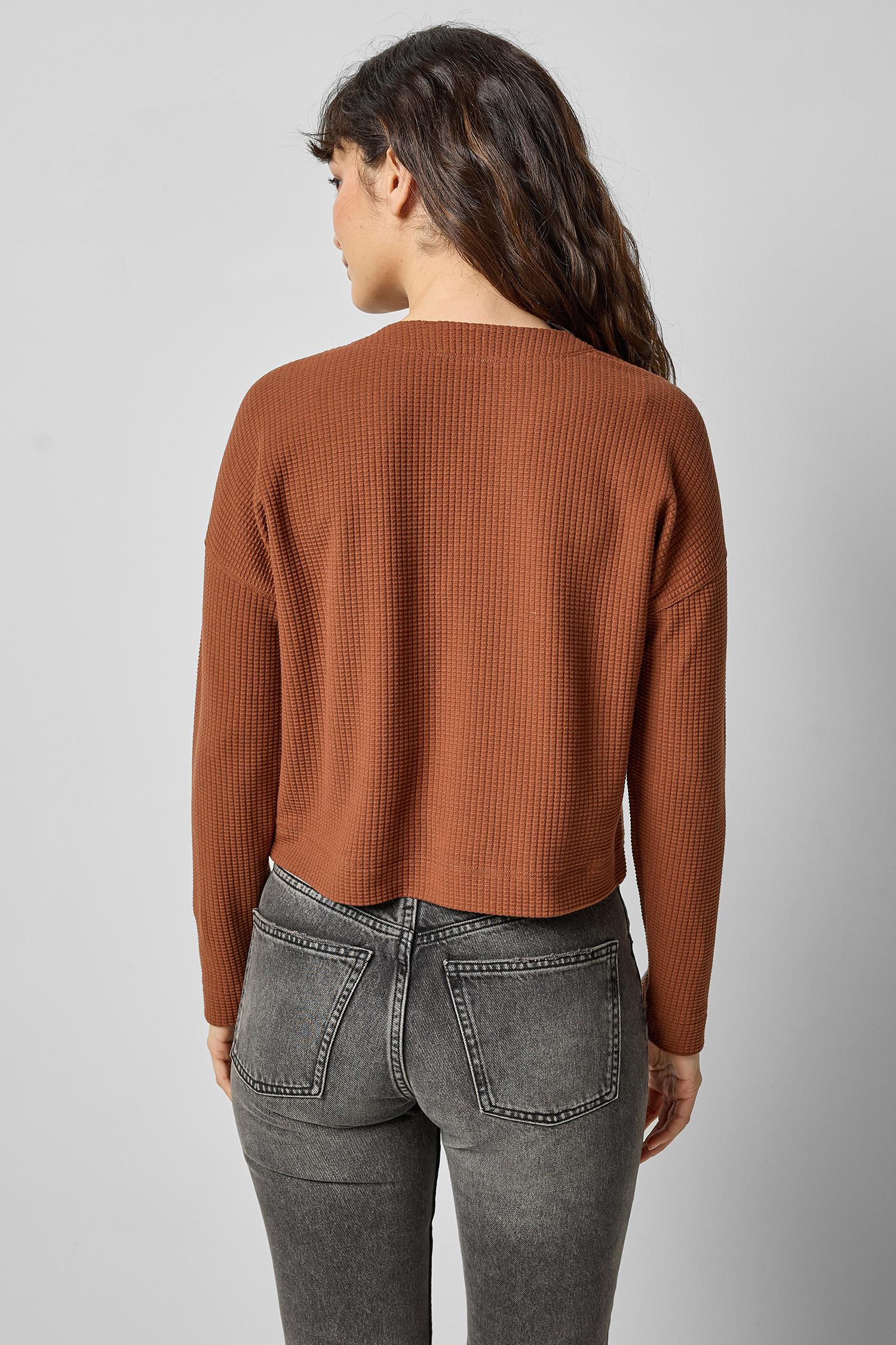 Sleeveless Cardi Womens Top Praline A2