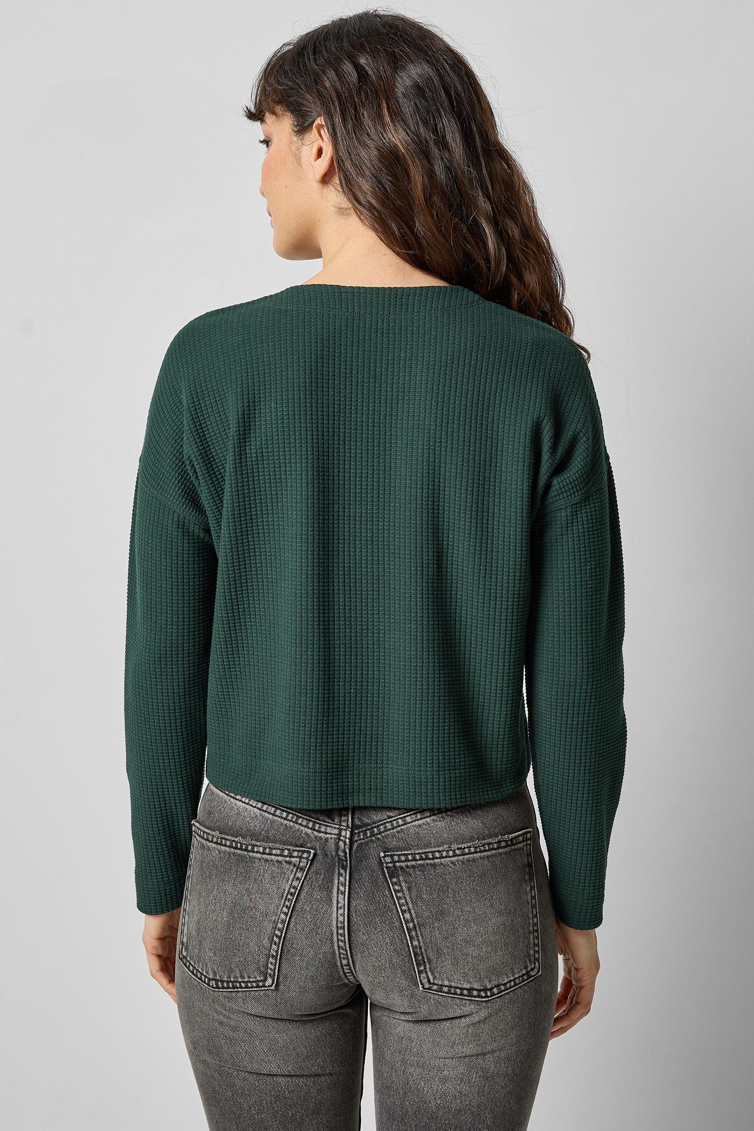 Sleeveless Cardi Womens Top Spruce A2