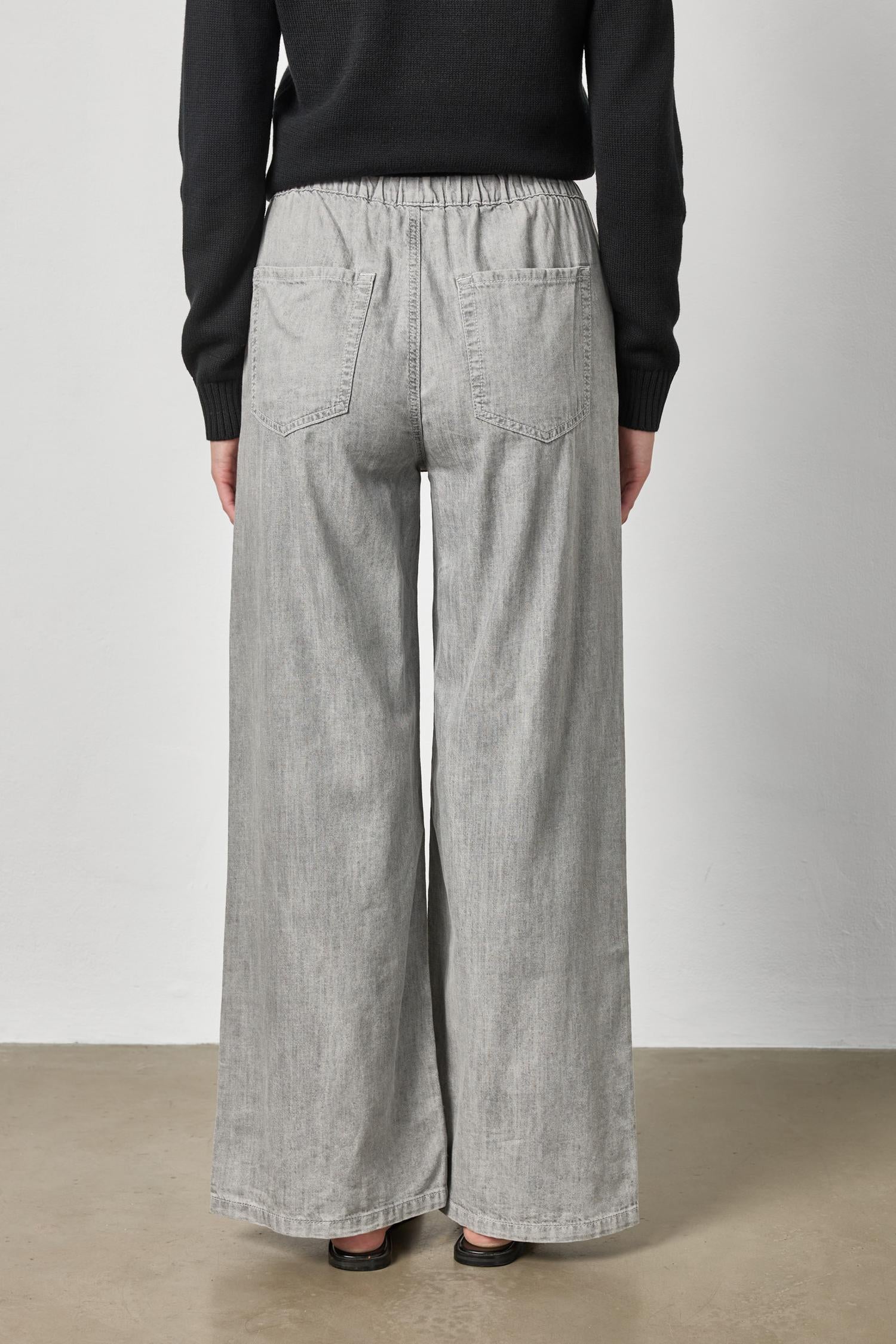 Denim Pant Womens Pant Grey Wash A2