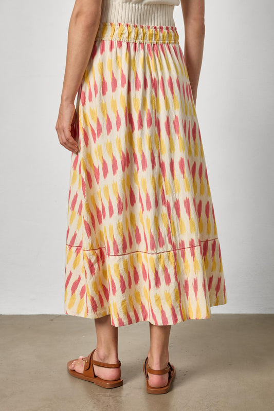 Ikat Long Skirt Womens Skirt Taffy Ikat A2