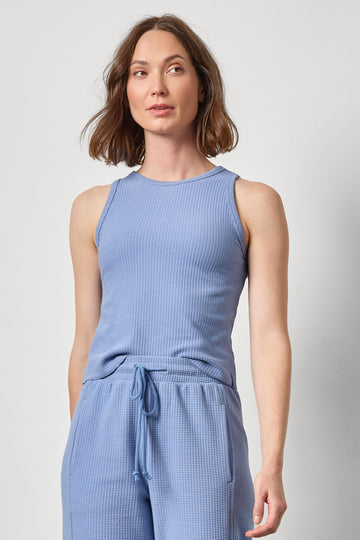 Shirttail Hem Tank Womens Top Bluebird A1