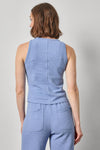 Shirttail Hem Tank Womens Top Bluebird A2