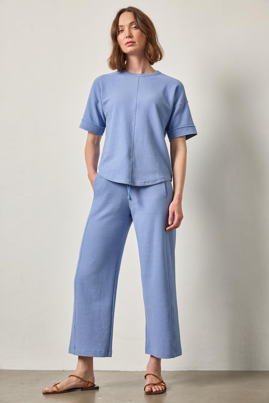 Drop Shoulder Sweatshirt Womens Top Bluebird A1