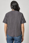 Drop Shoulder Sweatshirt Womens Top Granite A2