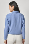 Easy Raglan Button Down Womens Top Bluebird A2