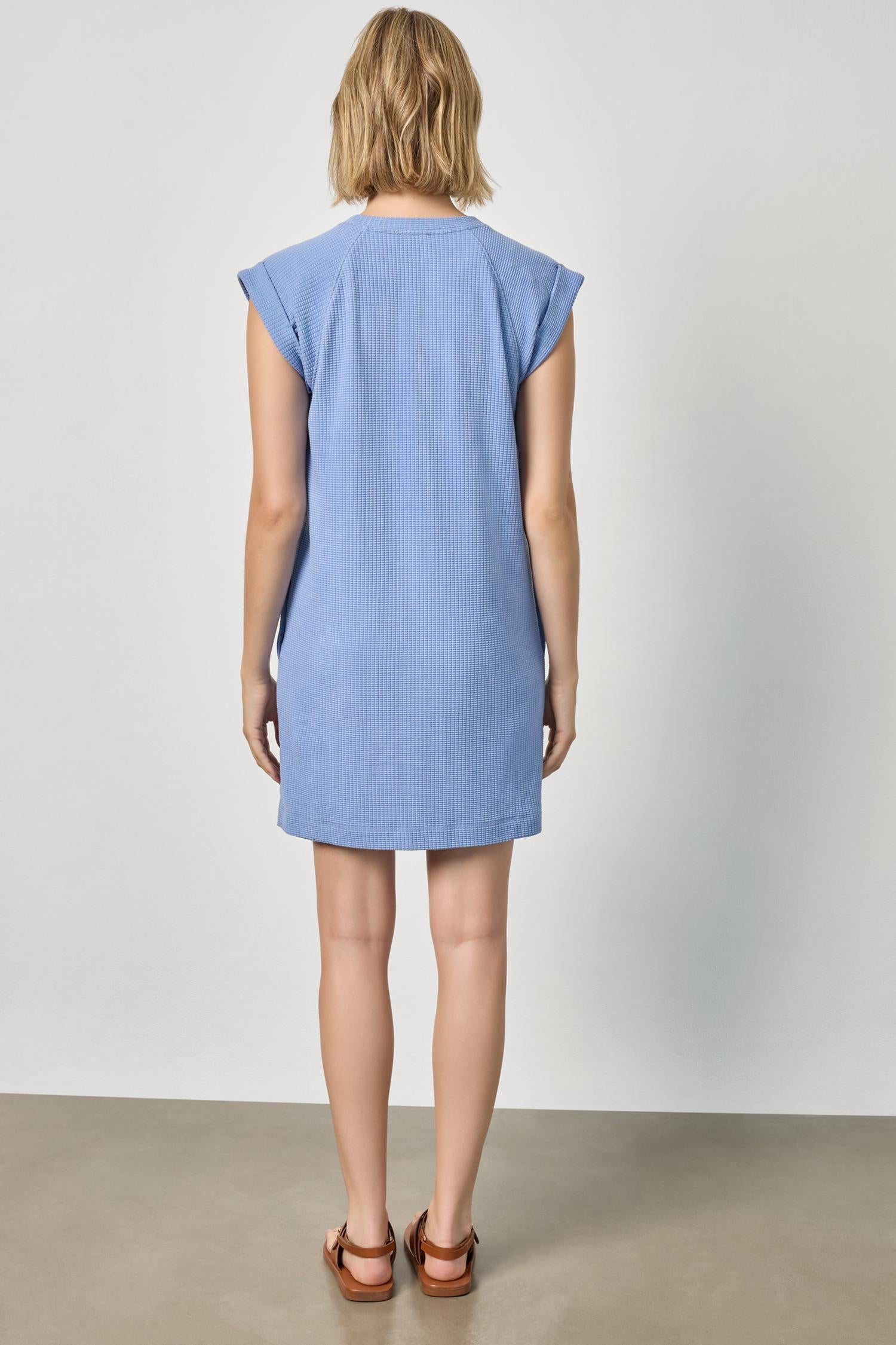 Saddle Sleeve Shift Dress Ecru / Large Saddle Sleeve Shift Dress Ecru / Large