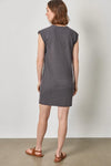 Saddle Sleeve Shift Dress Womens Dress Granite A2
