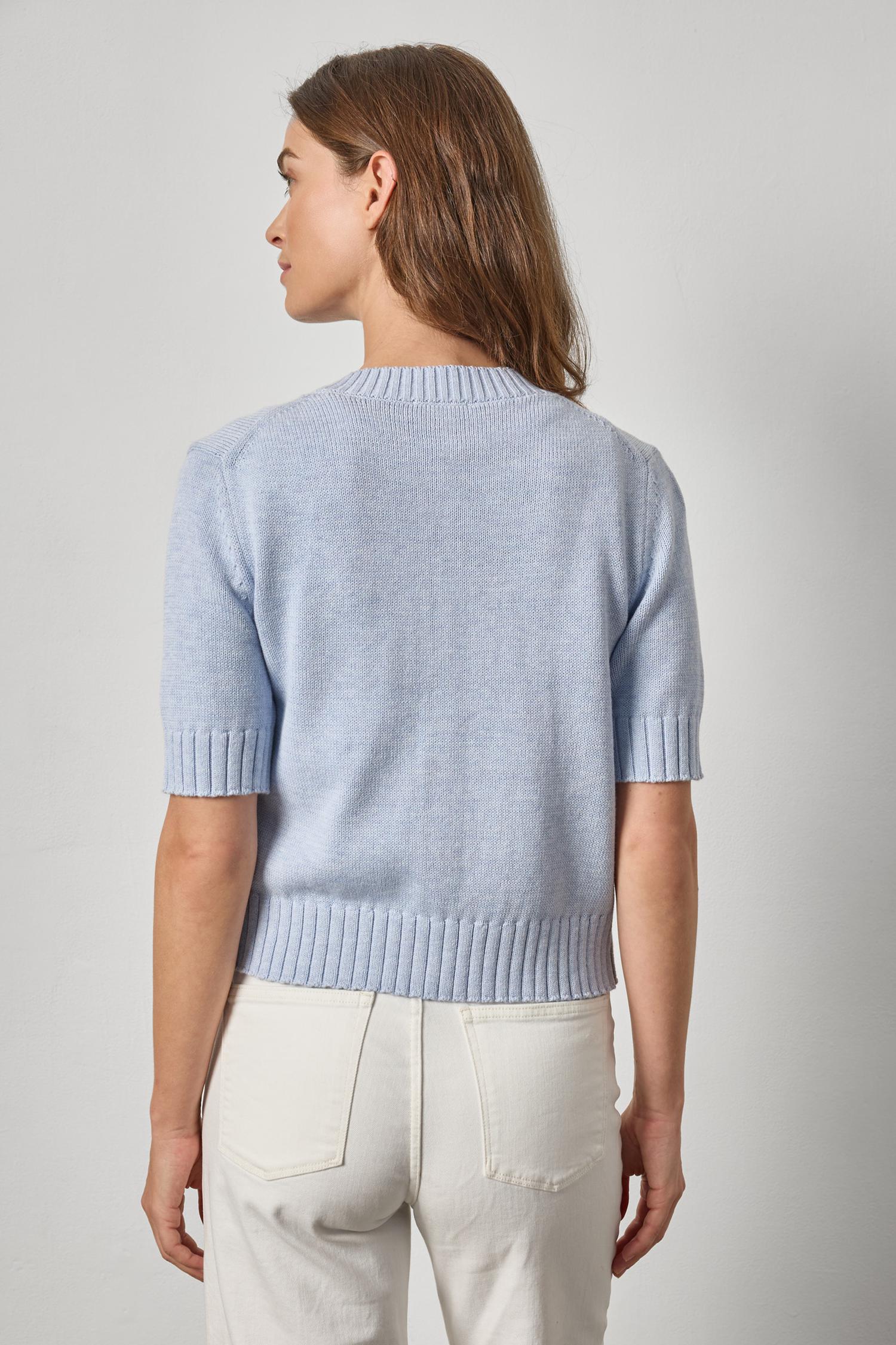 Elbow Sleeve Button Cardigan Womens Sweater Clearwater A2