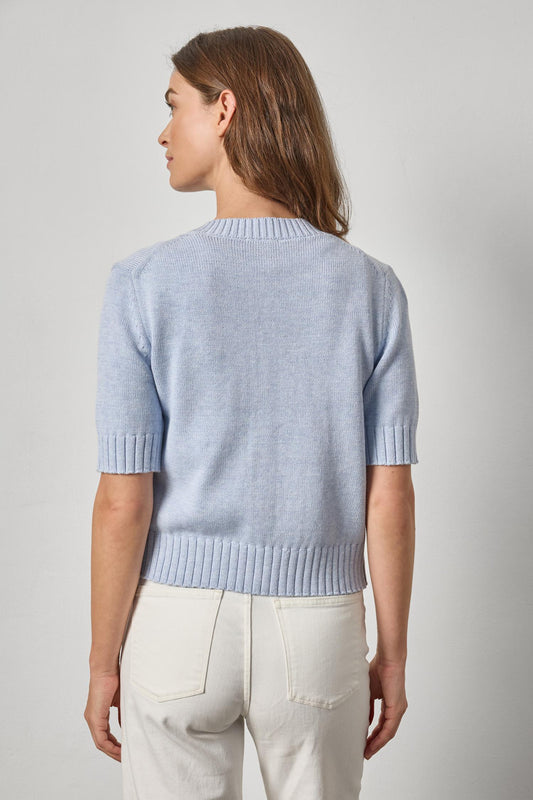 Elbow Sleeve Button Cardigan Womens Sweater Clearwater A2