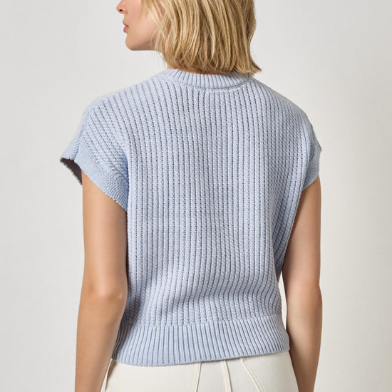 Textured Wedge Sweater Womens Sweater Clearwater A2