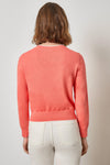 Picot Edge Crewneck Sweater Womens Sweater Firefly A2