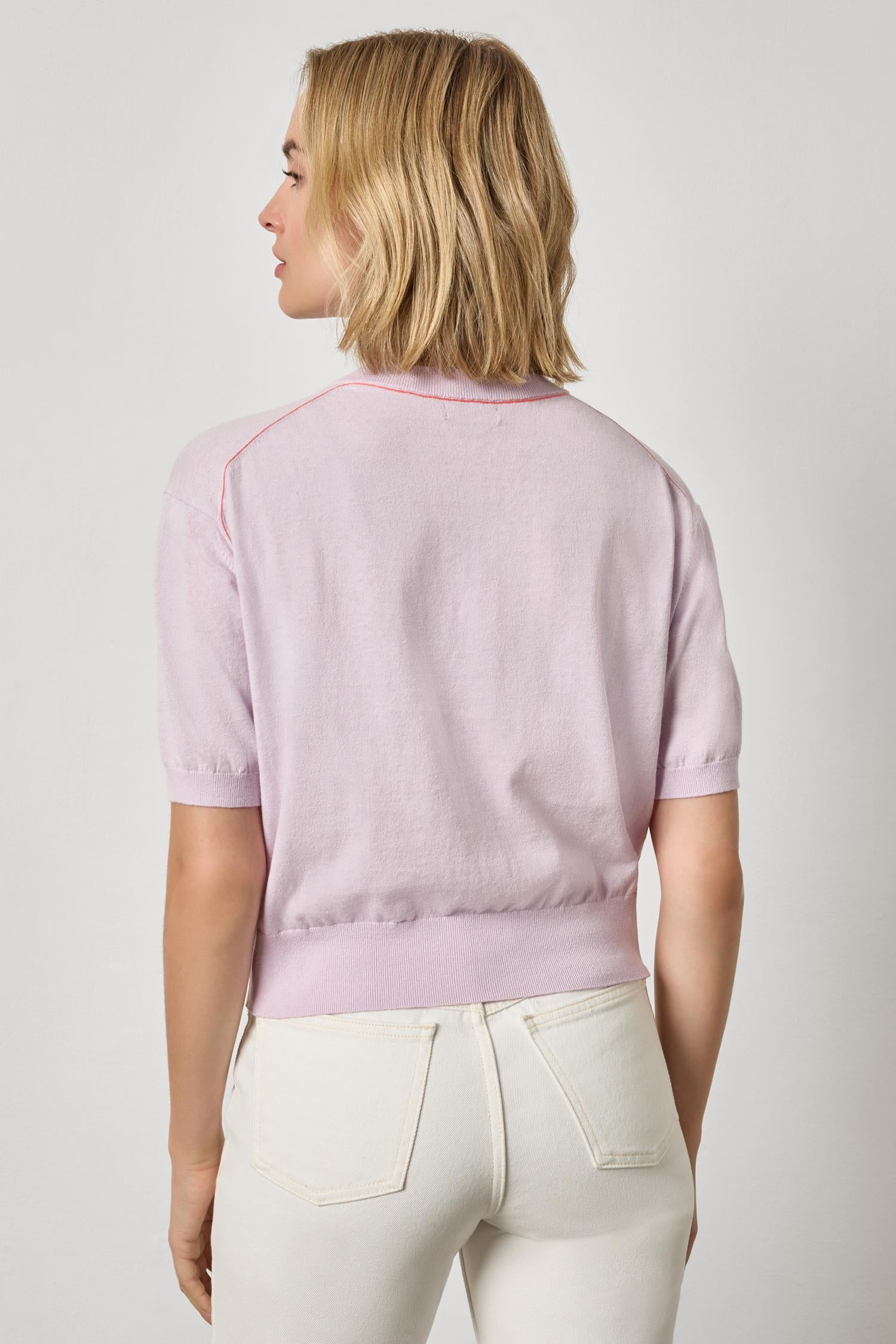 Short Sleeve Cardigan Womens Sweater Wisteria A2