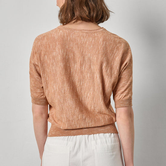 Dolman V-Neck Sweater Womens Sweater Coppertone A2