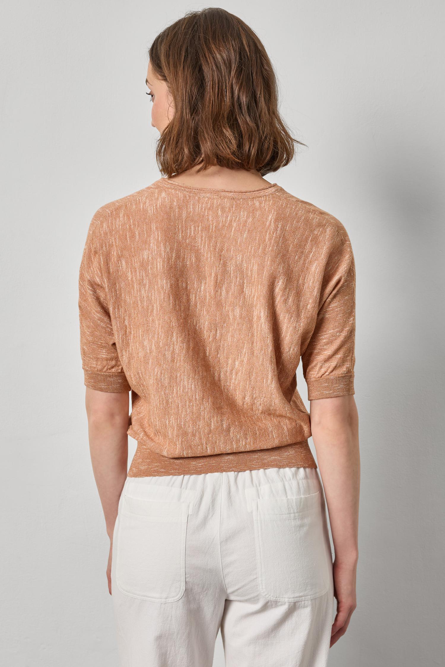 Dolman V-Neck Sweater Womens Sweater Coppertone A2